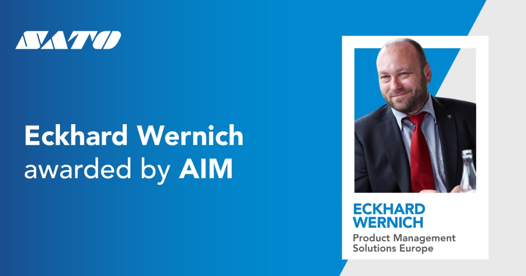 Eckhard Wernich of SATO Europe named winner of AIM&rsquo;s 2025 Clive Hohberger Technology Award